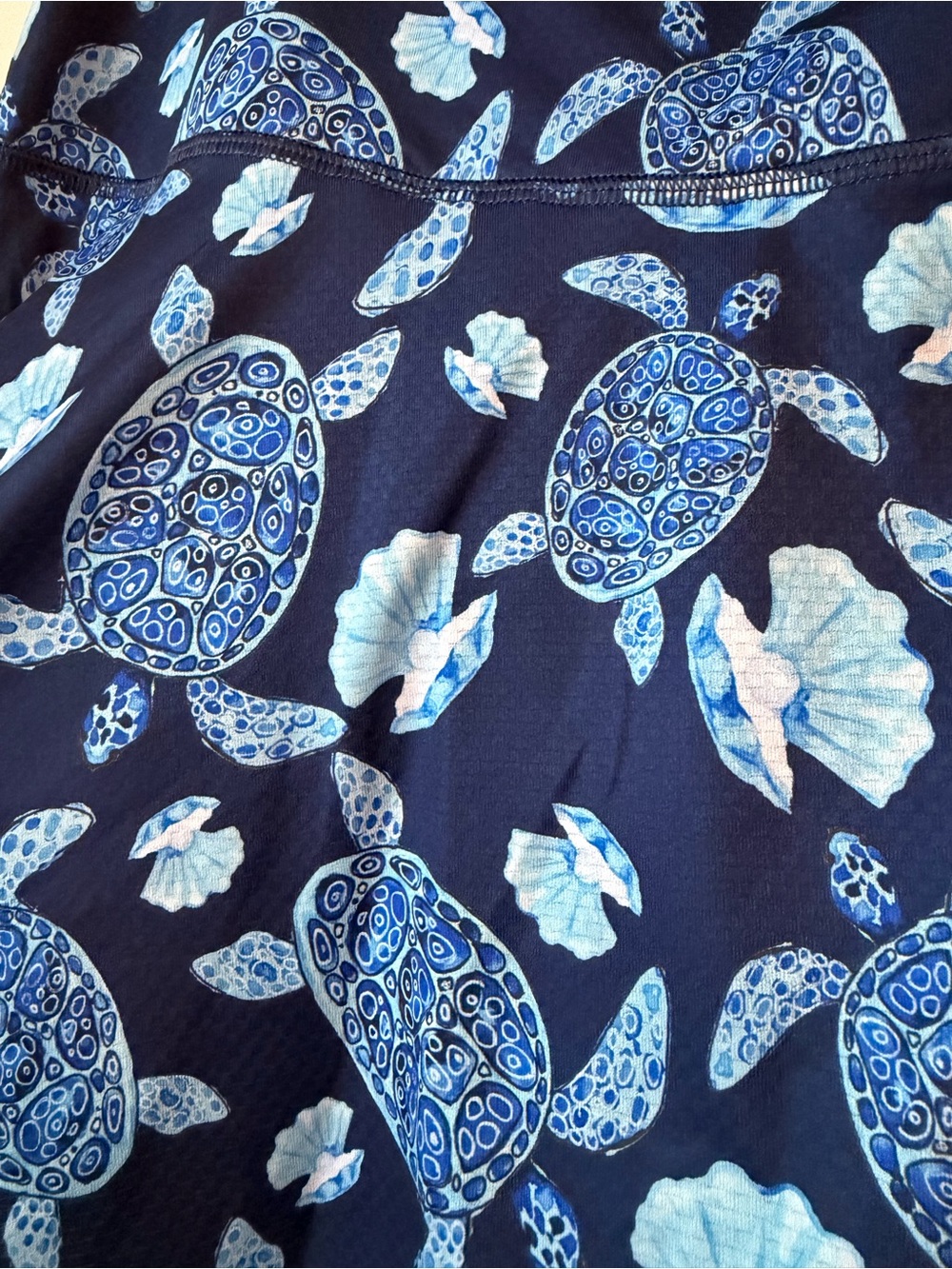 Gottex Blue Sea Turtle & Shell Print Skort - Picture 2 of 5